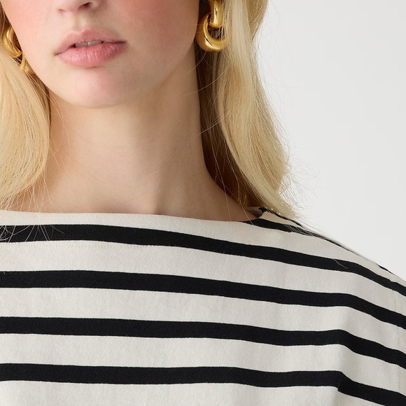 NWT J.Crew DoorKnocker Gold Earrings - Picture 2 of 6